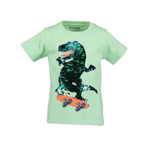 Blue Seven T-Shirt 802259 X Zielony Regular Fit ze sklepu MODIVO w kategorii T-shirty chłopięce - zdjęcie 168421375