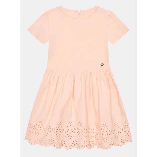 Guess Sukienka codzienna K3GK08 WCVM0 Różowy Regular Fit ze sklepu MODIVO w kategorii Sukienki dziewczęce - zdjęcie 168421376