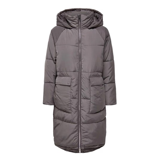 ONLY Kurtka puchowa 15160167 Szary Relaxed Fit XS promocyjna cena MODIVO