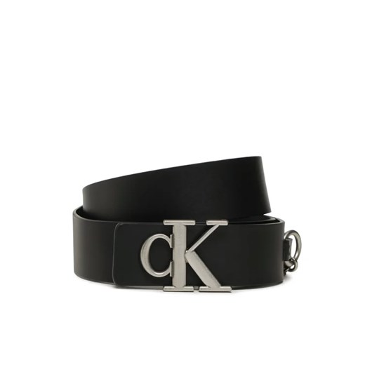 Calvin Klein Jeans Pasek Damski Mono Hardware Leather Belt 30mm K60K610363 85 promocyjna cena MODIVO