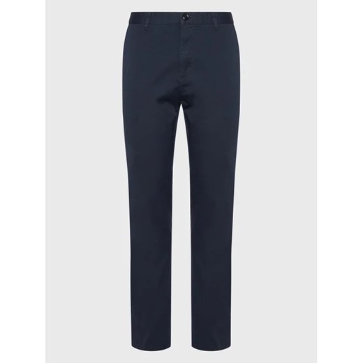 Sisley Chinosy 4AIHSF021 Granatowy Slim Fit Sisley 50 MODIVO