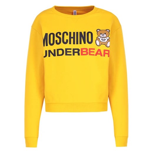 MOSCHINO Underwear & Swim Bluza A1709 9026 Żółty Regular Fit M promocyjna cena MODIVO