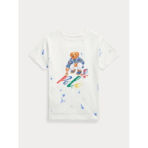 Polo Ralph Lauren T-Shirt Bear Ss Cn 322925604001 Biały Regular Fit ze sklepu MODIVO w kategorii T-shirty chłopięce - zdjęcie 168422819