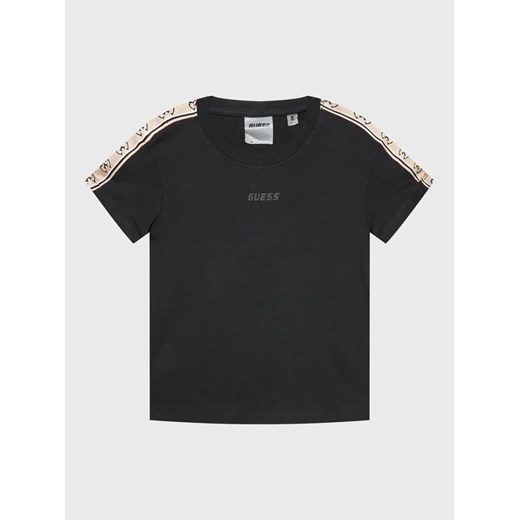 Guess T-Shirt J3RI47 I3Z14 Czarny Regular Fit ze sklepu MODIVO w kategorii T-shirty chłopięce - zdjęcie 168422885