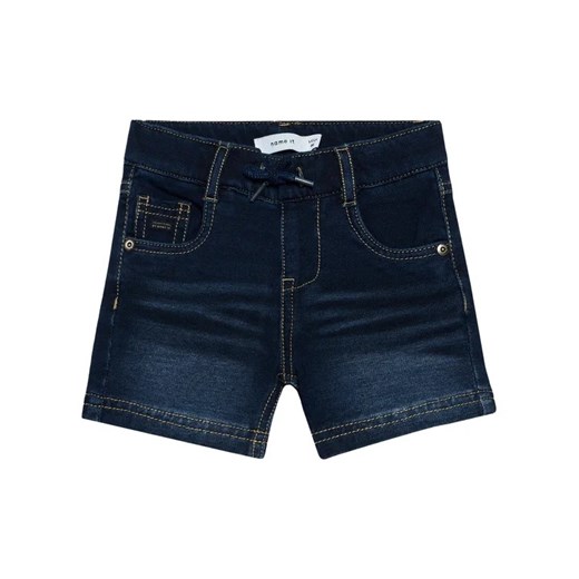 NAME IT Szorty jeansowe Ryan 13185527 Granatowy Regular Fit ze sklepu MODIVO w kategorii Spodenki chłopięce - zdjęcie 168423167