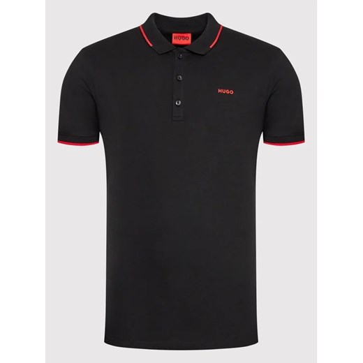 Hugo Polo Dinoso222 50467344 Czarny Slim Fit XXL MODIVO