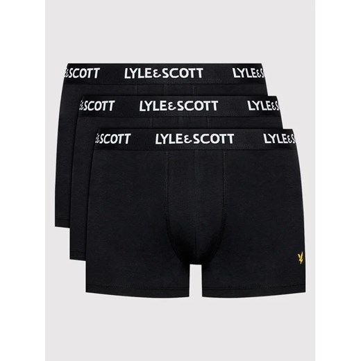 Lyle & Scott Komplet 3 par bokserek Barclay LSUWTC001 Czarny Lyle & Scott XL MODIVO