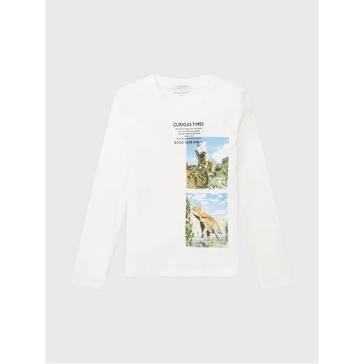 Tom Tailor Bluzka 1033089 Biały Regular Fit ze sklepu MODIVO w kategorii T-shirty chłopięce - zdjęcie 168423406