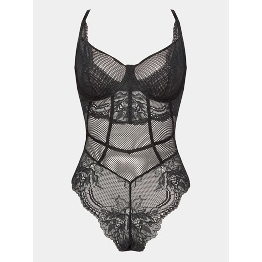 Hunkemöller Body Eden 202256 Czarny Straight Fit Hunkemöller 85E MODIVO wyprzedaż