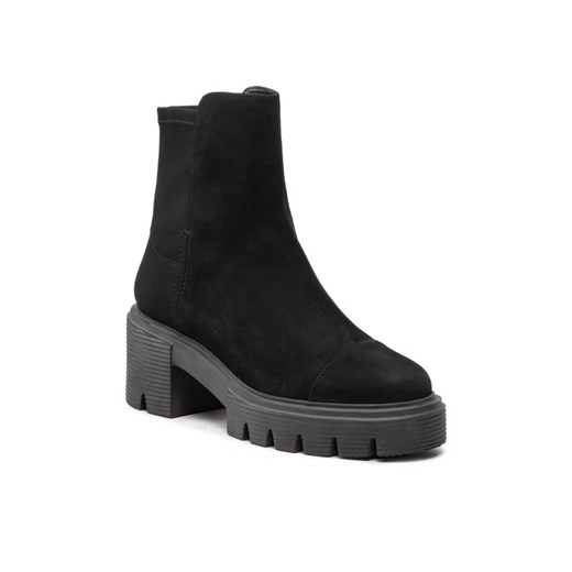 Stuart Weitzman Botki Soho Bootie SC723 Czarny Stuart Weitzman 38 wyprzedaż MODIVO