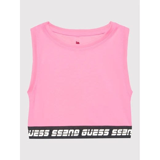 Guess Top J1BI39 MC03W Różowy Regular Fit Guess 14Y MODIVO