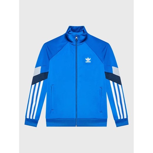 adidas Bluza Track HL6890 Niebieski Regular Fit 13_14Y okazja MODIVO