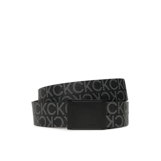 Calvin Klein Pasek Męski Beveled Plaque Cv Mono 35mm K50K510188 Czarny Calvin Klein 105 MODIVO okazyjna cena