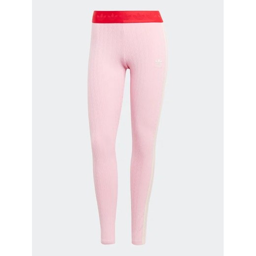 adidas Legginsy IK7848 Różowy ze sklepu MODIVO w kategorii Spodnie damskie - zdjęcie 168424159