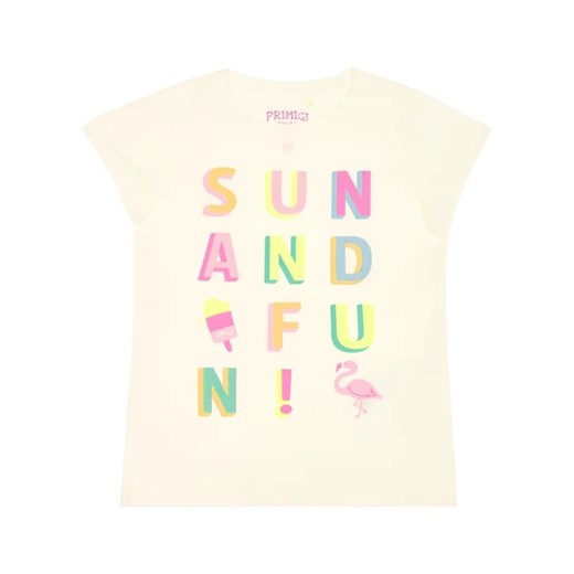 Primigi T-Shirt Sun&Fun 45222601 Biały Regular Fit Primigi 7 MODIVO