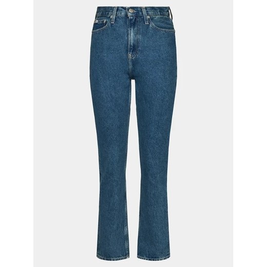 Calvin Klein Jeans Jeansy Authentic Slim Straight J20J222443 Granatowy Slim Fit 26_30 MODIVO