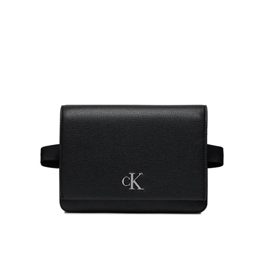 Calvin Klein Jeans Saszetka nerka Minimal Monogram Sq Waistbag20 K60K611461 Czarny ze sklepu MODIVO w kategorii Nerki - zdjęcie 168424509