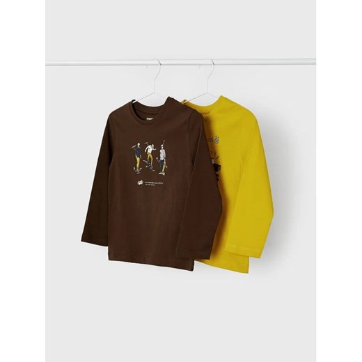 Mayoral Komplet 2 bluzek 4020 Kolorowy Regular Fit ze sklepu MODIVO w kategorii T-shirty chłopięce - zdjęcie 168425197
