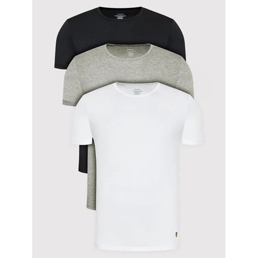 Lyle & Scott Komplet 3 t-shirtów Maxwell LS3PKT900 Kolorowy Regular Fit ze sklepu MODIVO w kategorii T-shirty męskie - zdjęcie 168425207