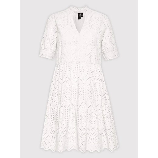 YAS Sukienka codzienna Holi 26027163 Biały Relaxed Fit Yas XL MODIVO