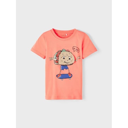 NAME IT T-Shirt 13215210 Pomarańczowy Regular Fit ze sklepu MODIVO w kategorii Koszulki niemowlęce - zdjęcie 168425718