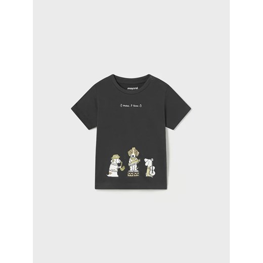 Mayoral T-Shirt 1017 Szary Regular Fit ze sklepu MODIVO w kategorii Koszulki niemowlęce - zdjęcie 168425776