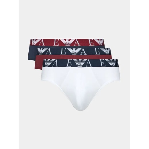 Emporio Armani Underwear Komplet 3 par slipów 111734 3F715 13911 Biały XL okazja MODIVO