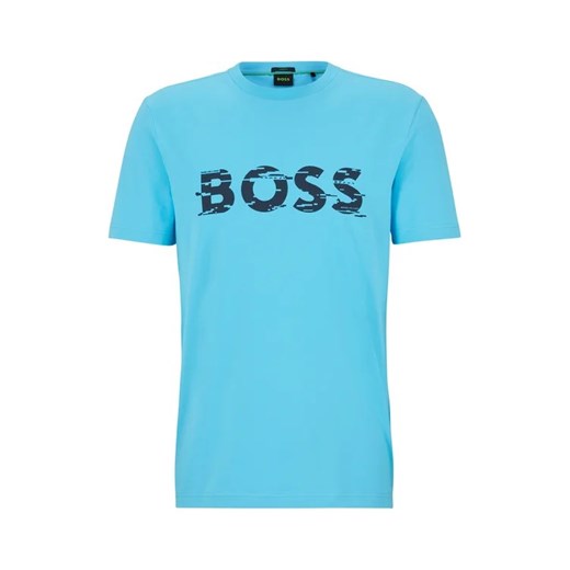 Boss T-Shirt 50483730 Niebieski Regular Fit S okazja MODIVO