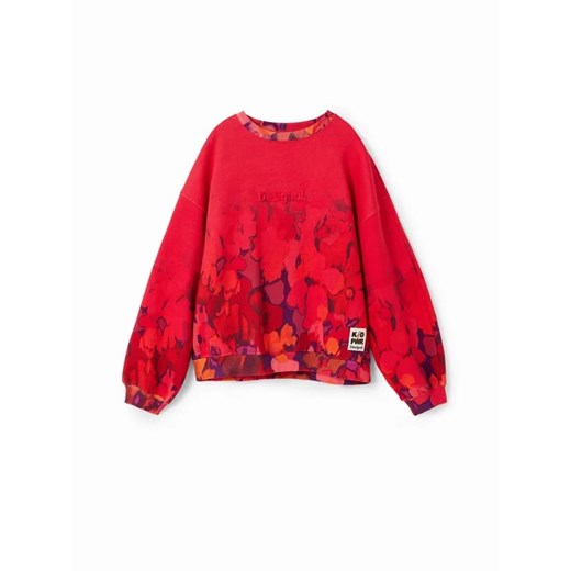Desigual Bluza 23WGSK05 Czerwony Regular Fit ze sklepu MODIVO w kategorii Bluzy dziewczęce - zdjęcie 168427236