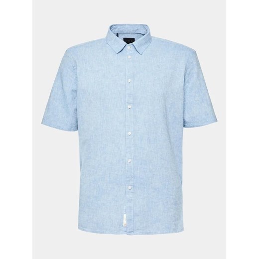 Sisley Koszula 59A2SQ01Y Niebieski Regular Fit Sisley M promocja MODIVO