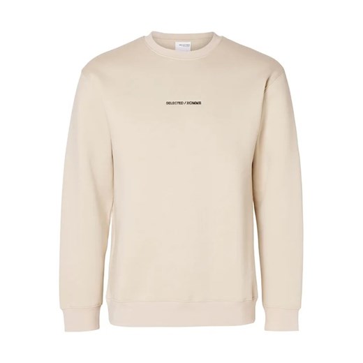 Selected Homme Bluza 16090431 Beżowy Regular Fit Selected Homme XL okazyjna cena MODIVO