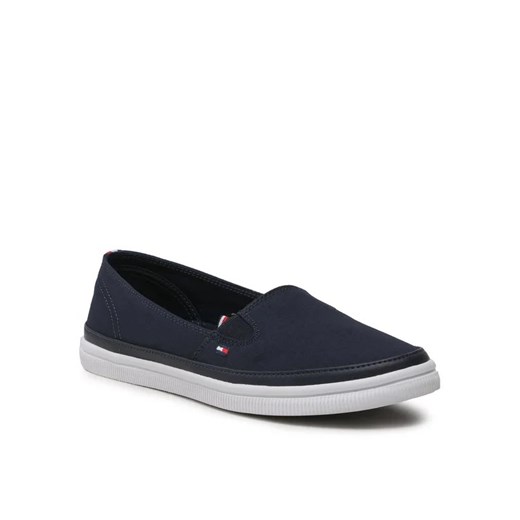 Tommy Hilfiger Tenisówki Essential Kesha Slip-On FW0FW07121 Granatowy Tommy Hilfiger 40 wyprzedaż MODIVO