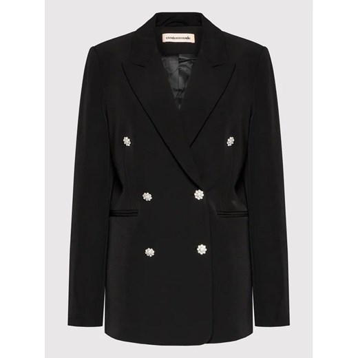 Custommade Marynarka Firdos 999425821 Czarny Regular Fit Custommade XS wyprzedaż MODIVO
