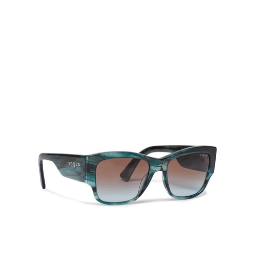 Vogue Okulary przeciwsłoneczne 0VO5462S Zielony ze sklepu MODIVO w kategorii Okulary przeciwsłoneczne damskie - zdjęcie 168427926