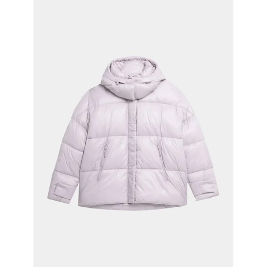 4F Kurtka puchowa 4FAW23TDJAF231 Fioletowy Regular Fit M wyprzedaż MODIVO
