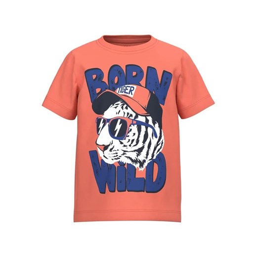 NAME IT T-Shirt 13214986 Pomarańczowy Regular Fit ze sklepu MODIVO w kategorii T-shirty chłopięce - zdjęcie 168429295