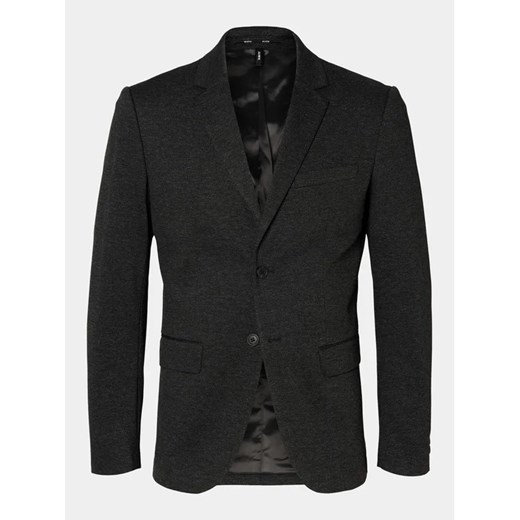 Selected Homme Marynarka 16092650 Szary Slim Fit Selected Homme 50 wyprzedaż MODIVO
