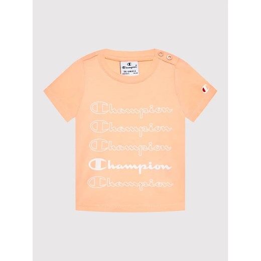 Champion T-Shirt 404389 Pomarańczowy Regular Fit Champion 68 okazja MODIVO
