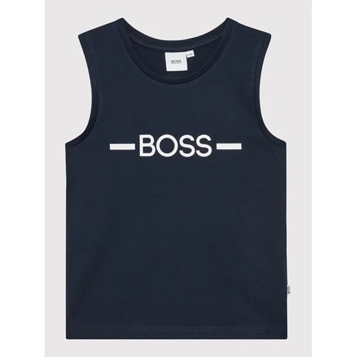 Boss Bluzka J25N28 S Granatowy Regular Fit 12Y MODIVO