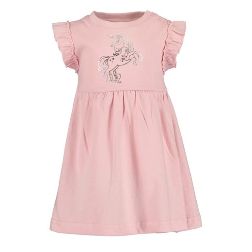 Blue Seven Sukienka codzienna 911060 X Różowy Regular Fit ze sklepu MODIVO w kategorii Sukienki niemowlęce - zdjęcie 168430829