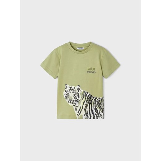 Mayoral T-Shirt 3007 Zielony Regular Fit ze sklepu MODIVO w kategorii Koszulki niemowlęce - zdjęcie 168430927