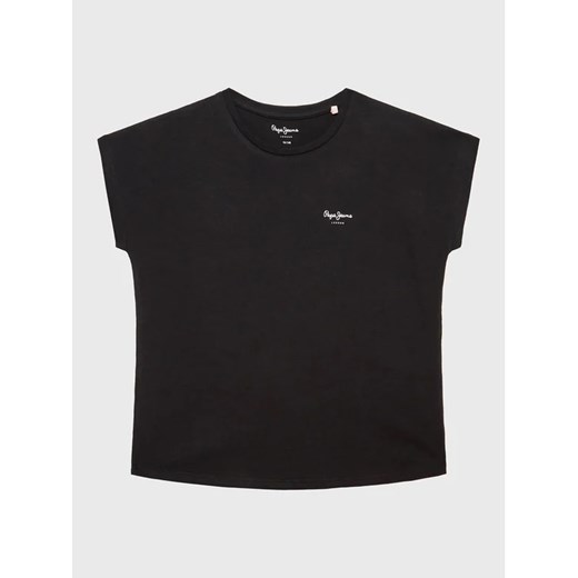 Pepe Jeans T-Shirt Bloomy PG502930 Czarny Regular Fit Pepe Jeans 12Y MODIVO