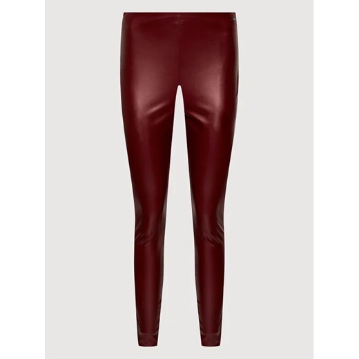 Liu Jo Spodnie z imitacji skóry WF1567 E0392 Bordowy Skinny Fit Liu Jo 38 MODIVO