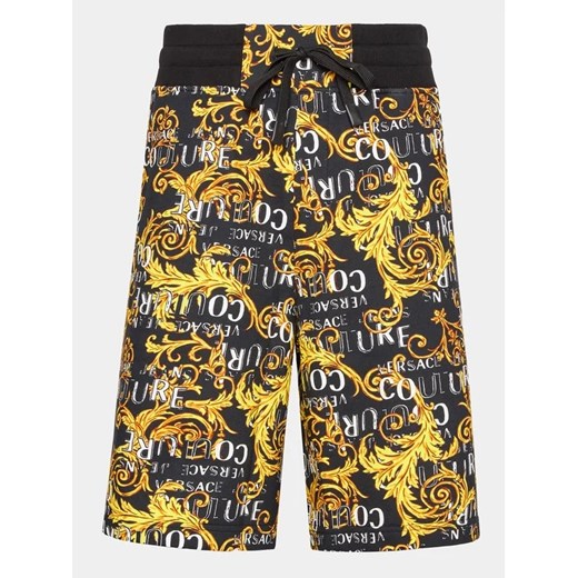 Versace Jeans Couture Szorty sportowe 74GAD3B0 Czarny Regular Fit M okazja MODIVO