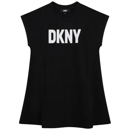 DKNY Sukienka codzienna D32863 S Czarny Regular Fit 8Y okazja MODIVO