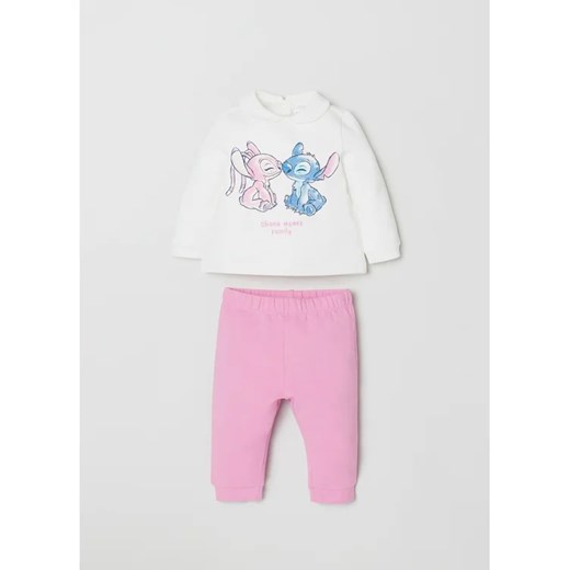 OVS Komplet bluzka i spodnie DISNEY 1615074 Różowy Regular Fit ze sklepu MODIVO w kategorii Komplety niemowlęce - zdjęcie 168433058