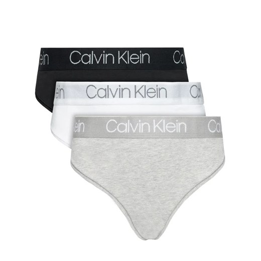 Calvin Klein Underwear Komplet 3 par stringów 000QD3757E Kolorowy Calvin Klein Underwear S MODIVO