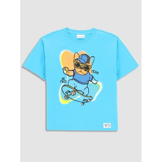 Coccodrillo T-Shirt WC3143205SKK Niebieski Regular Fit ze sklepu MODIVO w kategorii T-shirty chłopięce - zdjęcie 168433456