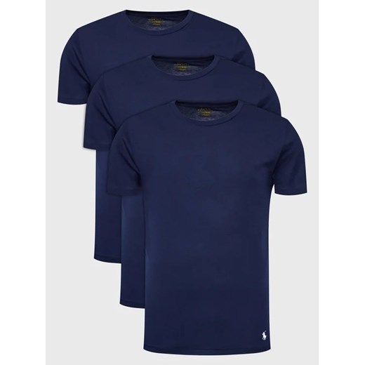 Polo Ralph Lauren Komplet 3 t-shirtów 714830304015 Granatowy Regular Fit ze sklepu MODIVO w kategorii T-shirty męskie - zdjęcie 168433528