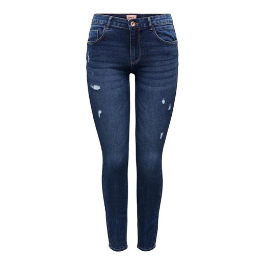 ONLY Jeansy 15259128 Granatowy Skinny Fit 27_30 MODIVO promocyjna cena